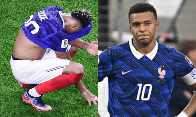 Mbappe buồn nhưng không khóc! 