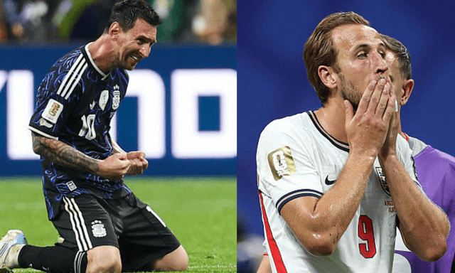 Bùng nổ cảm xúc: Messi vỡ oà ăn mừng chiến thắng, Harry Kane và Bellingham ôm mặt buồn bã sau trận thua 