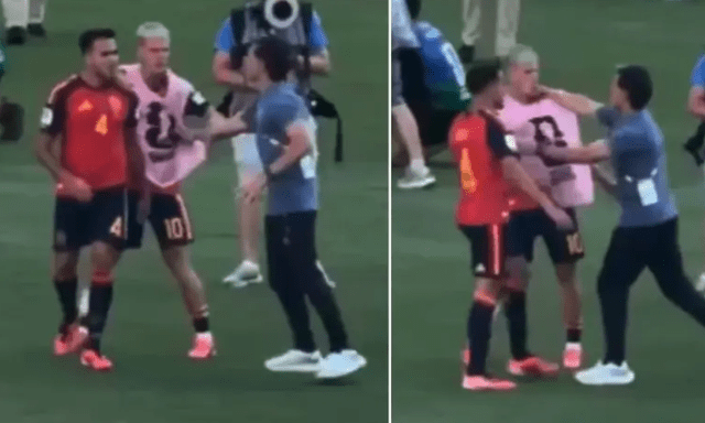 Lộ video hành hung Dani Olmo sau trận chung kết World Cup, trợ lý HLV Argentina chính thức lên tiếng 