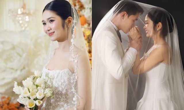 Trung vệ điển trai nhất nhì Việt Nam bất ngờ tung ảnh cưới hotgirl Ngân hàng, cô dâu xinh như mộng gây sốt