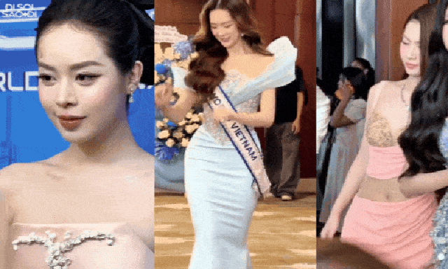 Thảm đỏ hot nhất hôm nay: Kiều Duy diện váy hở bạo, dàn Tân Á hậu đọ sắc nét căng