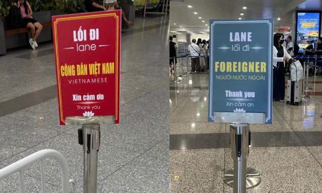 Từ đầu tháng 8: Sân bay Nội Bài có làn xuất nhập cảnh riêng cho khách Việt
