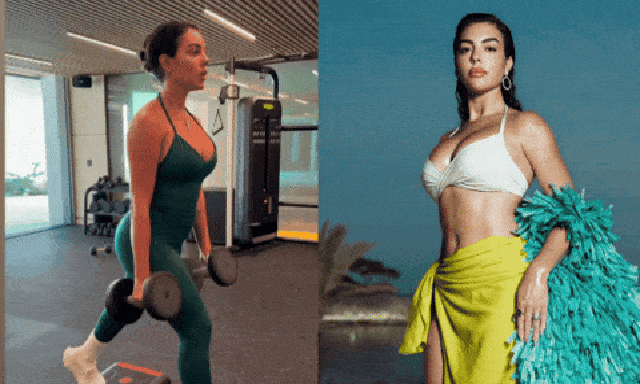 Giữa ồn ào bị chê tăng cân, vợ sắp cưới Ronaldo khoe body săn chắc, sexy trong phòng gym, visual đủ sức dập tắt mọi lời chê bai