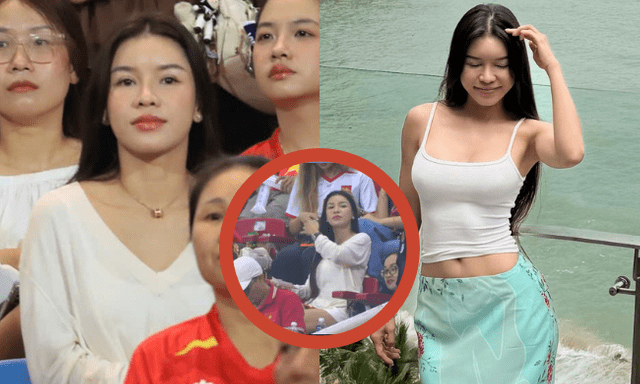 Nàng WAG sexy nhất làng bóng đá lọt camera nhà đài khi cổ vũ ĐT Việt Nam, visual đời thường gây sốt