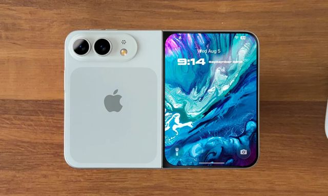 iPhone gập đầu tiên lộ diện với 2 màu sắc