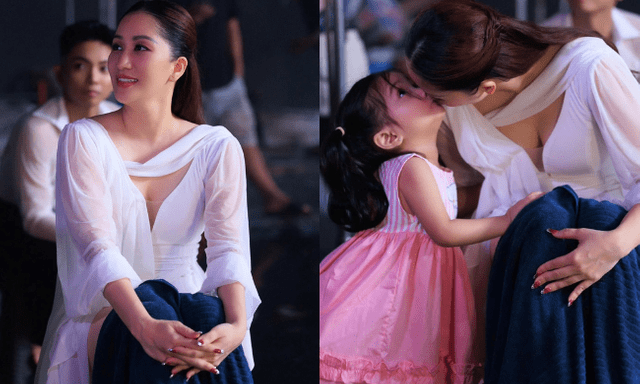 Khánh Thi tuổi 44 nhan sắc vẫn trẻ đẹp đỉnh cao, hai con gái xinh như búp bê quấn quýt bên cạnh càng chiếm spotlight
