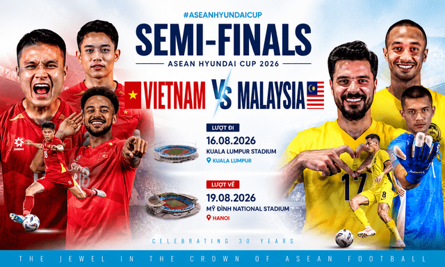 Đội tuyển Việt Nam đấu Malaysia ở bán kết ASEAN Cup: Nợ cũ chưa tan, duyên mới lại đến