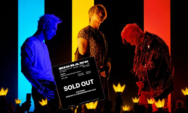 Mạng xã hội dậy sóng vì vé BIGBANG, sold out sau 2 giờ mở bán