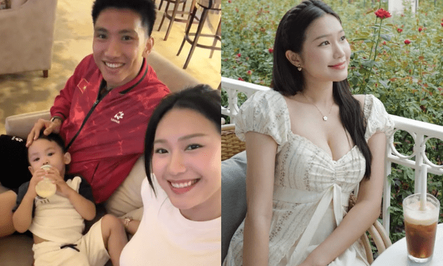 Tiểu thư Doãn Hải My khoe visual xinh đẹp nũng nịu, đưa con đến khách sạn thăm Văn Hậu, về nhà trổ tài bếp núc chuẩn hậu phương đảm đang