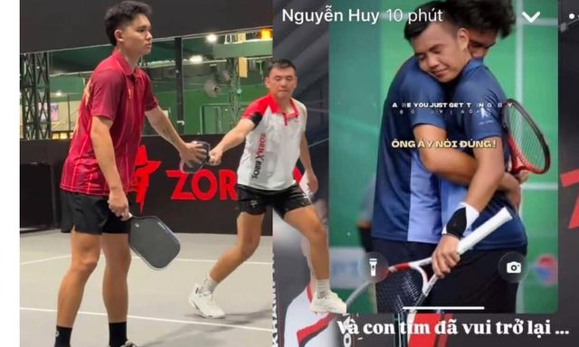 Trịnh Linh Giang - Lý Hoàng Nam bất ngờ tái hợp, cộng đồng Pickleball Việt Nam vui như mở hội