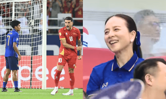 Cầu thủ Thái Lan sút penalty lên trời, ĐT Việt Nam ăn mừng như vừa có bàn thắng, phản ứng của Madam Pang trên khán đài mới gây sốt
