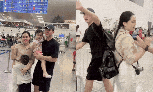 Video: Cận cảnh vợ chồng Duy Mạnh - Quỳnh Anh bịn rịn chia tay các con, lên đường sang Mỹ phẫu thuật chấn thương