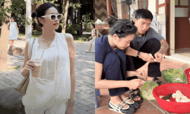 Doãn Hải My trở lại giao diện tiểu thư nhà mặt phố sang chảnh, khác hẳn vẻ giản dị khi về quê Văn Hậu làm dâu đảm