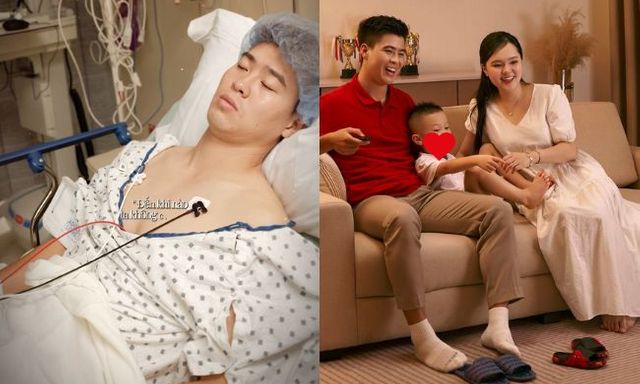 Sau ca phẫu thuật chấn thương tại Mỹ, Duy Mạnh nói điều xúc động về vợ tiểu thư Hà thành