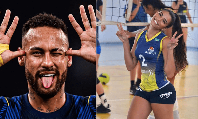 Neymar bị tố tán tỉnh cùng lúc chị em song sinh là mỹ nữ làng bóng chuyền thế giới 