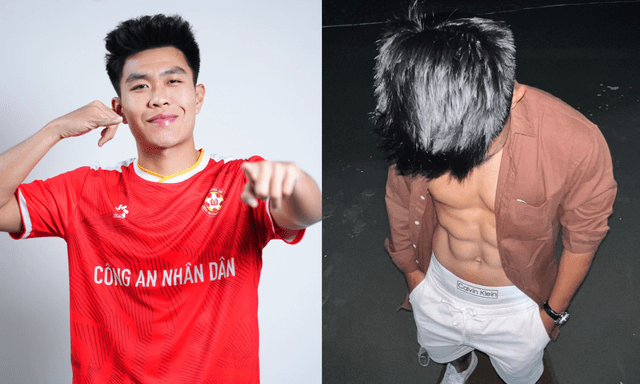Body 6 múi cuồn cuộn của Lý Đức - đội trưởng U23 Việt Nam 