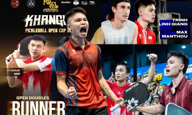 Vào chung kết đôi nam Open ở 6 giải gần nhất, Linh Giang đang duy trì phong độ đáng nể