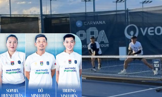 Cả ba tay vợt Pickleball Việt đều giành quyền vào Main Draw PPA Mỹ