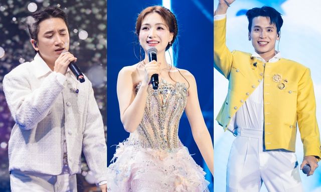 Hòa Minzy xinh như công chúa, Phan Mạnh Quỳnh - Quách Văn Thơm mang loạt hit thăng hoa tại WeFamily Awards