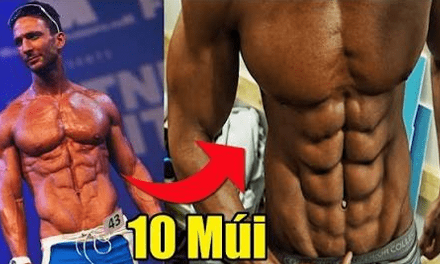 Cơ bụng 6 múi xưa rồi, người đàn ông này có 10 múi cực hiếm trên thế giới