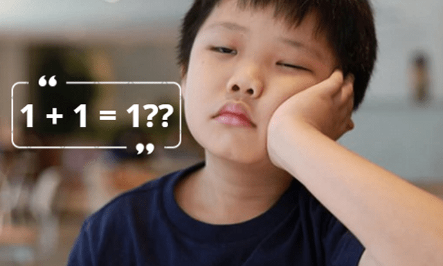 Khi nào 1 + 1=1?: Phép tính đơn giản nhưng gây lú, lời giải thích đơn giản đến khó tin