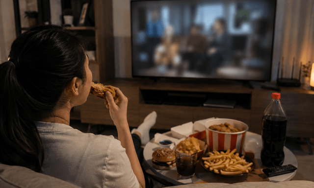 Vì sao xem TV khiến chúng ta ăn nhiều hơn? 