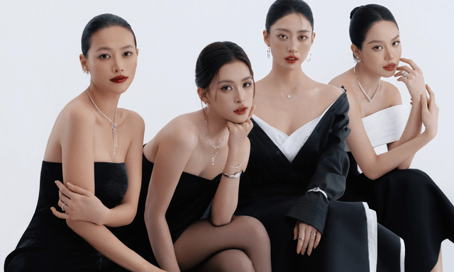 4 nàng hậu đình đám đọ sắc trong một khung hình, nổi bật với BST trang sức xa xỉ đến từ Paris