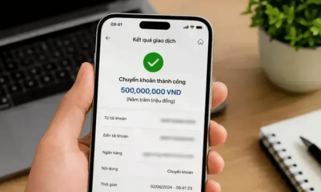 Công an xác minh nguồn gốc số tiền 96.400.000 đồng được chuyển vào tài khoản của Nguyễn Hữu Việt ở Phú Thọ