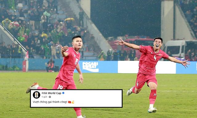 Trang fanpage hơn 61 triệu lượt theo dõi của FIFA đăng hình Quang Hải, chúc mừng tuyển Việt Nam “vượt chông gai thành công”