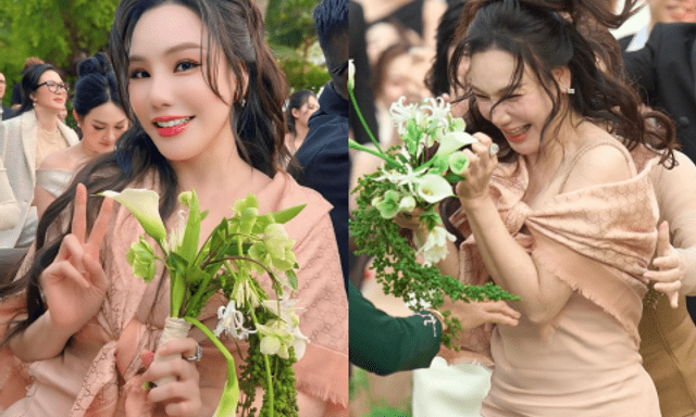 Thêm 1 màn bắt hoa cưới linh nghiệm: Hoá ra Hồ Quỳnh Hương đã bất chấp 