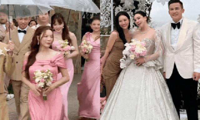 Dàn sao dự đám cưới Hồ Quỳnh Hương: Thiều Bảo Trâm khoe dáng gợi cảm, 