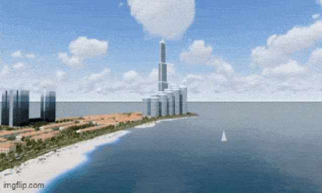 Tháp 108 tầng sừng sững giữa biển khơi Việt Nam: Sẽ vượt qua Trung Quốc, Hàn Quốc trong top 10 thế giới?