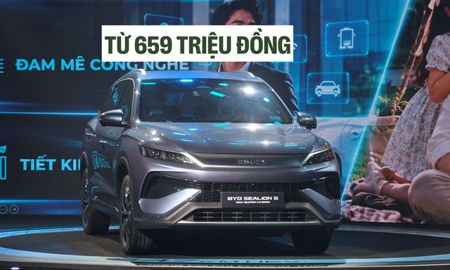 BYD Sealion 5 chốt giá từ 739 triệu đồng, : 2 phiên bản, mua tiên phong được giảm thêm triệu đồng