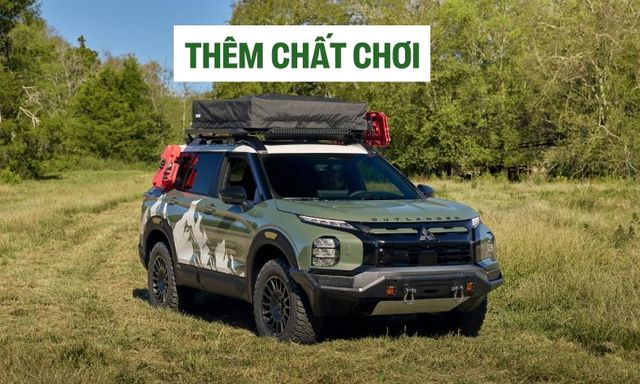 Mitsubishi Outlander có bản địa hình hầm hố nhất từ trước đến nay: Nâng gầm, lốp chuyên dụng, thêm chế độ vượt đá