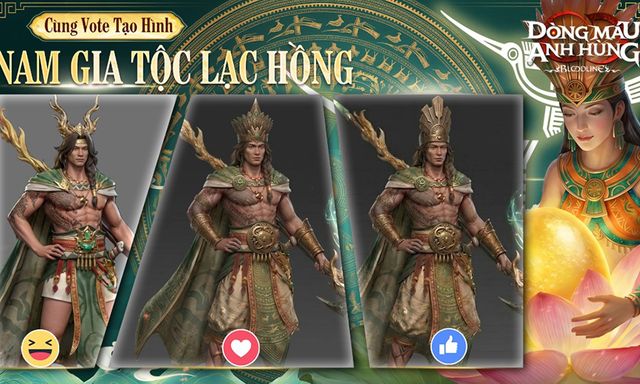 Siêu phẩm Bloodline: Dòng Máu Anh Hùng khiến game thủ Việt tự hào khi đưa Lạc Long Quân và Âu Cơ vào game