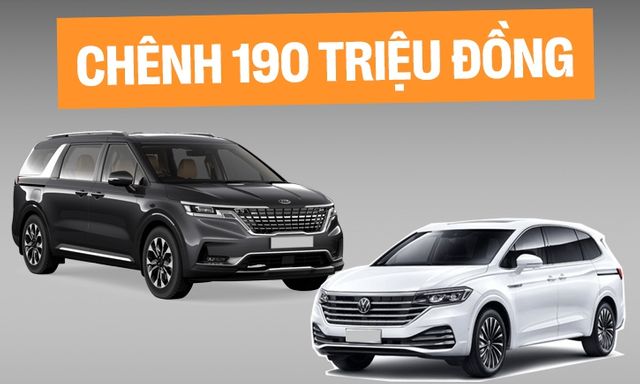 Chênh 190 triệu, đây là những khác biệt cơ bản giữa Volkswagen Viloran bản 'base' và Kia Carnival cao cấp nhất