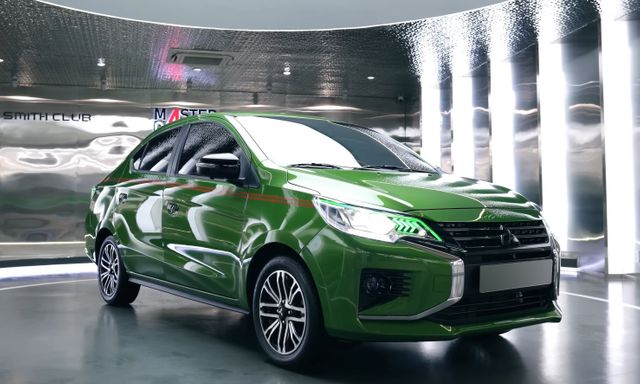 Chủ xe Vũng Tàu mang Mitsubishi Attrage đi độ phong cách Porsche: Thay đổi từ màu sơn, ghế ngồi đến phanh tay điện tử