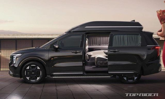 Kia Carnival 2024 thêm bản cao cấp cho 'chủ tịch': Ghế massage, trần sao như xe Rolls-Royce, cạnh tranh Alphard