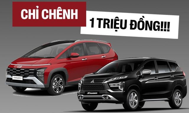 Chênh đúng 1 triệu chọn Hyundai Stargazer X hay Mitsubishi Xpander, bảng so sánh này cho thấy mẫu xe Hàn đang vượt trội về công nghệ