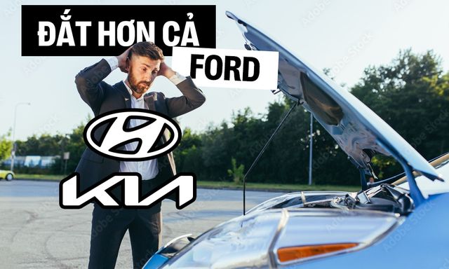 Bảng thống kê này cho thấy bảo dưỡng Ford rẻ hơn cả Kia, Hyundai, chăm BMW đỡ tốn hơn Mercedes