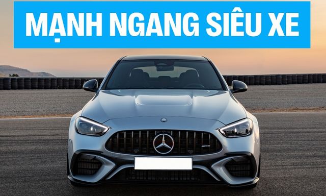 Mercedes-AMG C 63 S chốt lịch về Việt Nam với giá từ 4,9 tỷ: Mạnh 680 mã lực ngang siêu xe, có công nghệ từ xe đua F1