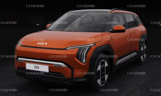 Kia EV3 - Xe điện song sinh với Seltos lộ nội, ngoại thất trước ra mắt: Thiết kế hiện đại, nội thất gọn với ít nút bấm