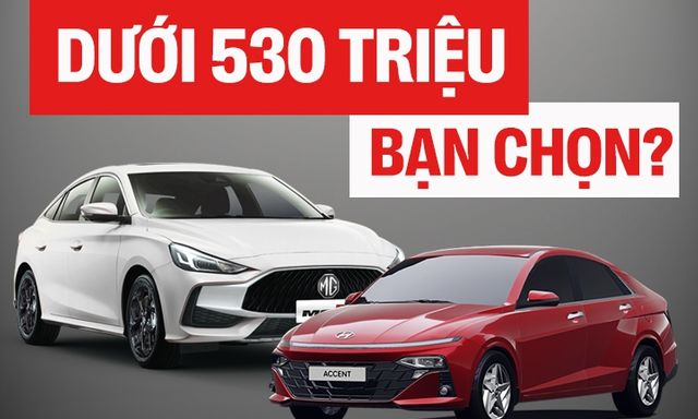 Dưới 530 triệu chọn Hyundai Accent đặc biệt nhiều công nghệ hay MG5 bản tiêu chuẩn vì rộng rãi? 