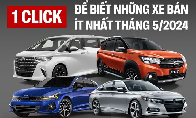 10 mẫu xe bán ít nhất tháng 5/2024: Suzuki góp mặt gần nửa danh sách, bất ngờ có cả XL7