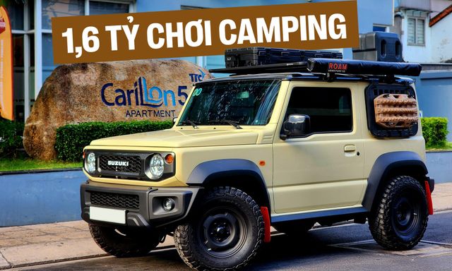 Dân chơi camping TP. HCM tốn hơn 1,6 tỷ đồng cho Suzuki Jimny: Nhiều đồ 'cắm là ăn', sẽ thêm điện mặt trời dùng bếp, tủ lạnh