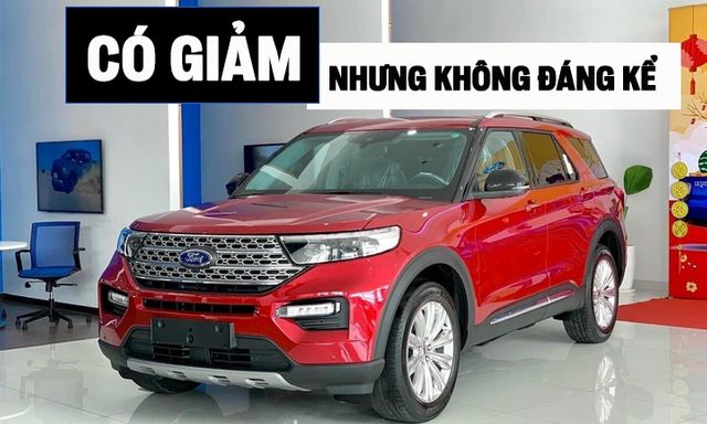 Hậu tăng giá bán, Ford Explorer lại được đại lý ưu đãi: Giảm 70 triệu đồng, vẫn cao hơn hẳn Palisade