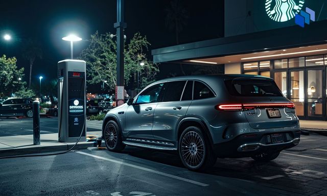 Mercedes-Benz xây trạm sạc nhanh tại các quán cafe Starbucks: 100 điểm trong 18 tháng, hút khách trẻ dùng xe điện