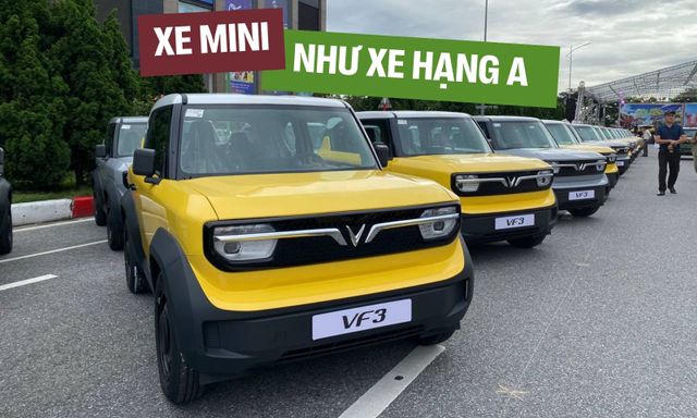 'Mục sở thị' VinFast VF 3 giao tới khách hàng: Cabin thoải mái hơn xe hạng A, gầm cao như CUV C, dễ thành 'xe điện quốc dân'