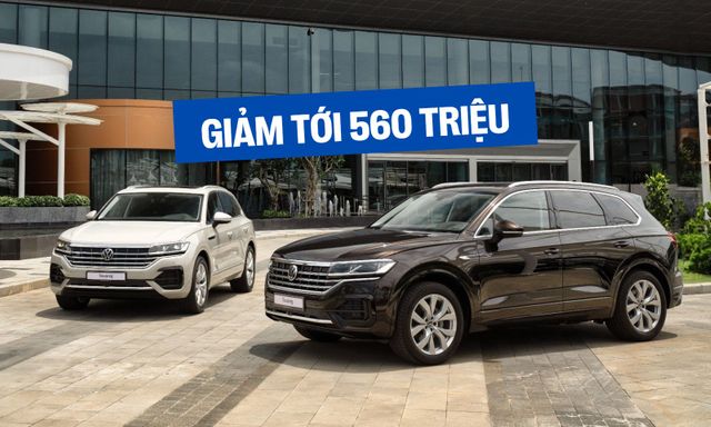 Volkswagen Touareg giảm giá tới 560 triệu đồng, giá thực tế thấp hơn đối thủ Audi Q7 tới 840 triệu