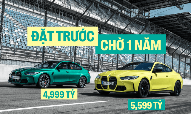 BMW M3, M4 nhận cọc tại Việt Nam: Giá từ gần 5 tỷ, có ‘option’ hơn 1 tỷ, chờ gần 1 năm mới có xe